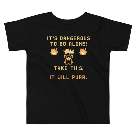 It's Dangerous To Go Alone Kid's Toddler Tee