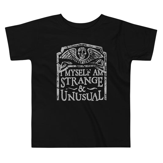 I Myself Am Strange And Unusual Kid's Toddler Tee