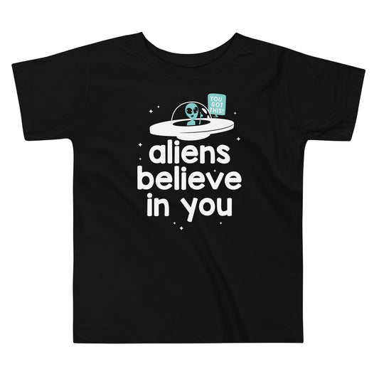 Aliens Believe In You Kid's Toddler Tee