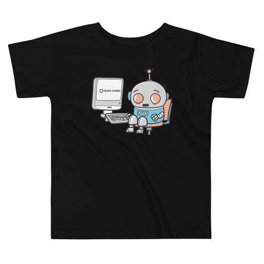 Robot Captcha Kid's Toddler Tee