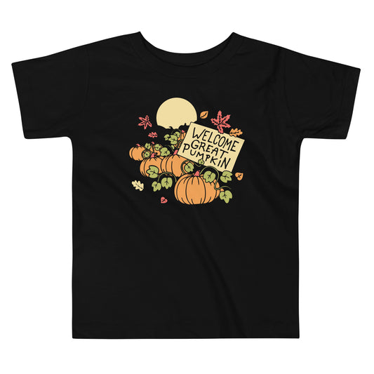 Welcome Great Pumpkin Kid's Toddler Tee