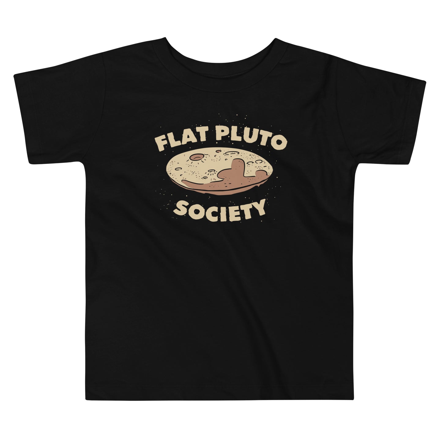 Flat Pluto Society Kid's Toddler Tee