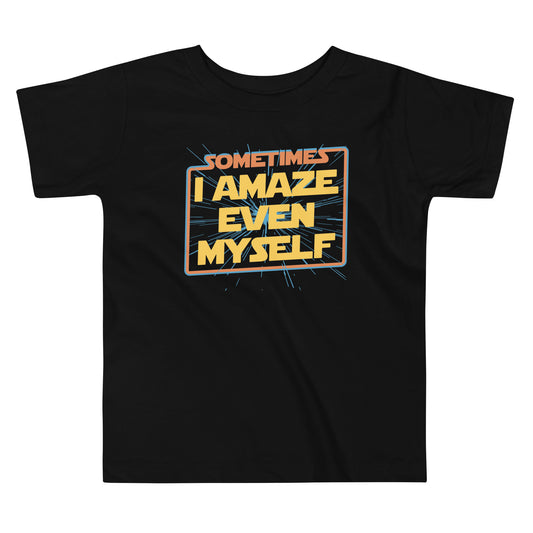 Sometimes I Even Amaze Myself Kid's Toddler Tee