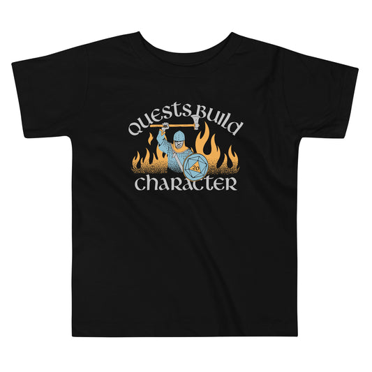 Quests Build Character Kid's Toddler Tee