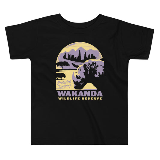 Wakanda Wildlife Reserve Kid's Toddler Tee