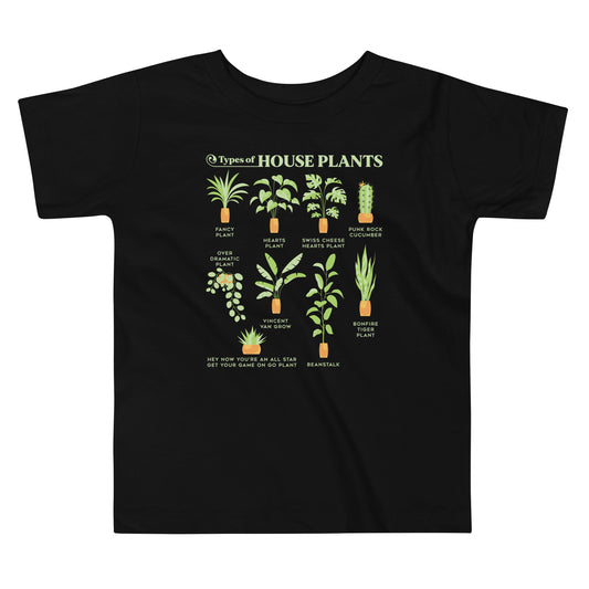 Types Of House Plants Kid's Toddler Tee
