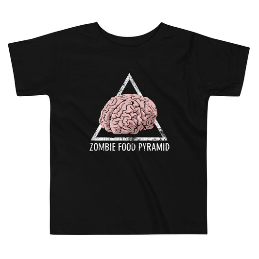 Zombie Food Pyramid Kid's Toddler Tee