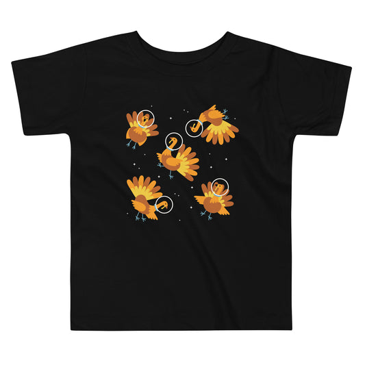 Turkeys In Space Kid's Toddler Tee