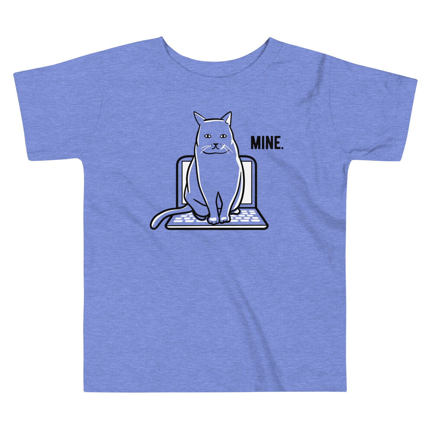 Mine Computer Cat Kid's Toddler Tee