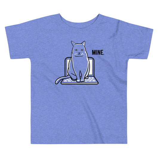 Mine Computer Cat Kid's Toddler Tee