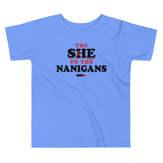 The She To The Nanigans Kid's Toddler Tee