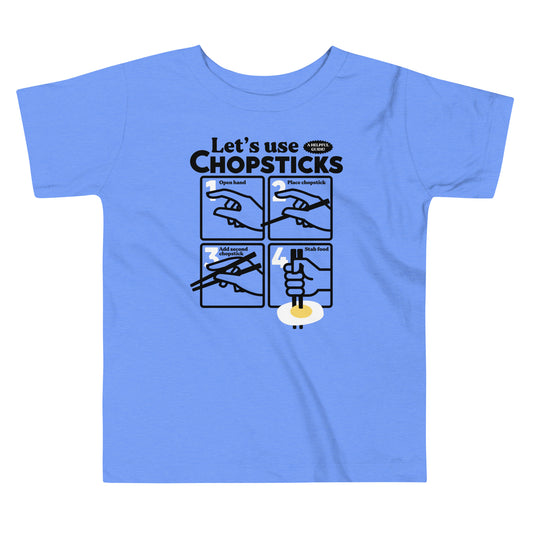 Let's Use Chopsticks Kid's Toddler Tee