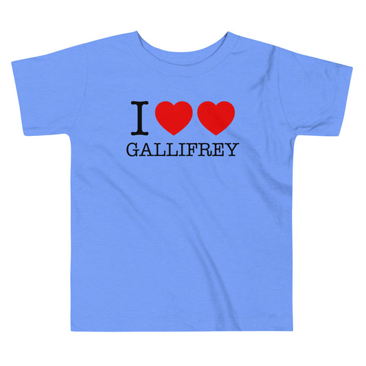 I Heart Heart Gallifrey Kid's Toddler Tee
