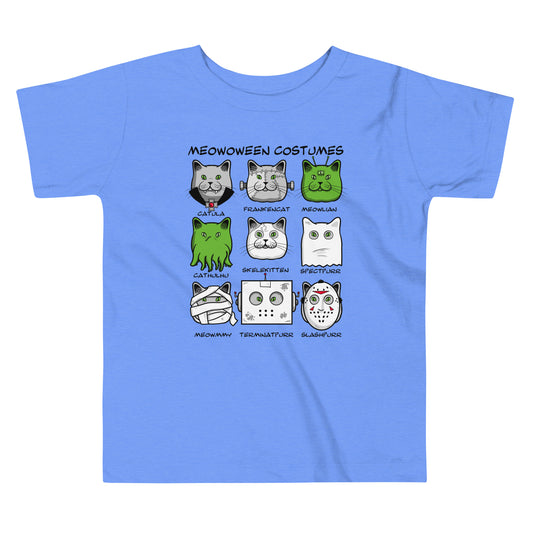 Meowoween Costumes Kid's Toddler Tee