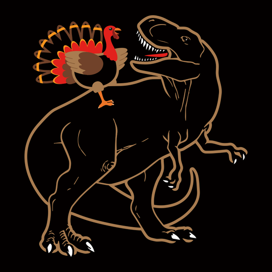 Turkey Riding T-Rex