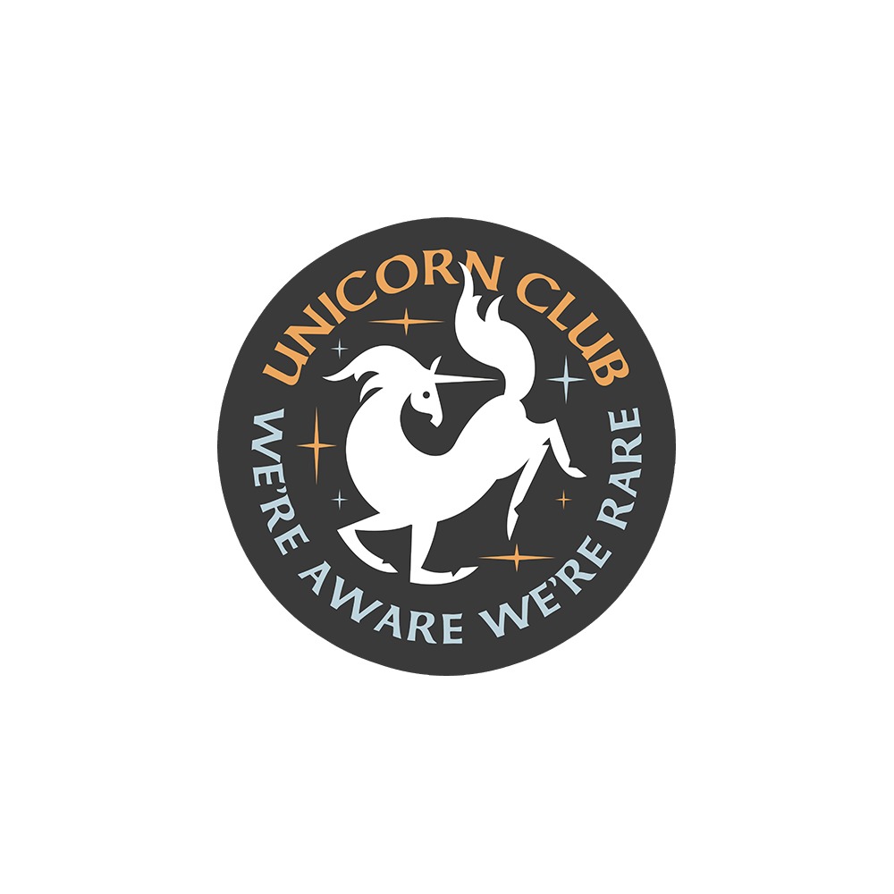 Unicorn Club Sticker