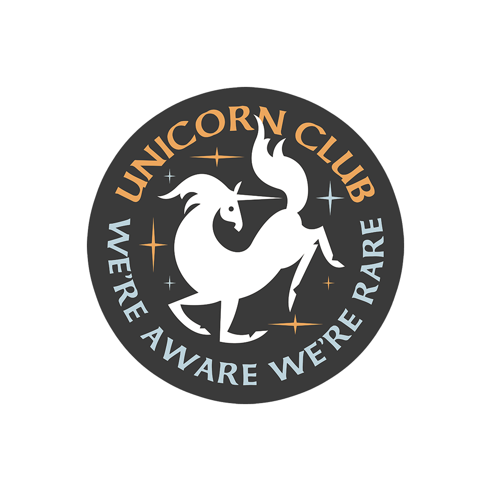 Unicorn Club Sticker