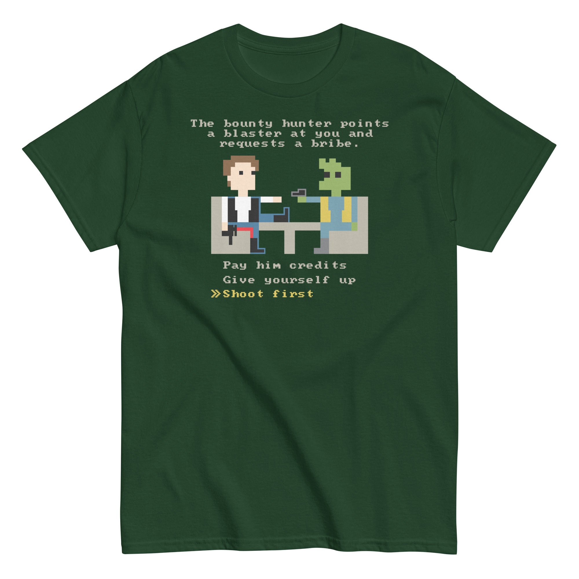 The Bounty Hunter Men's Classic Tee – SnorgTees.com The Bounty Hunter Men's Classic Tee – SnorgTees.com