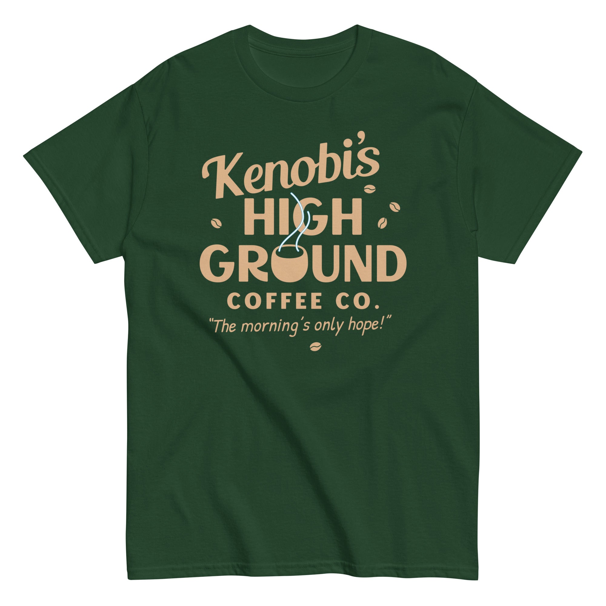 Kenobi's High Ground Coffee Co Men's Classic Tee – SnorgTees.com