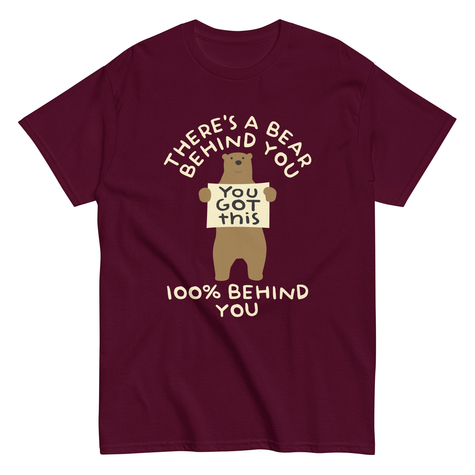 "Look Behind You!" Men's T-Shirt - Urban Backwoods Design, Premium Cotton, Regular Fit