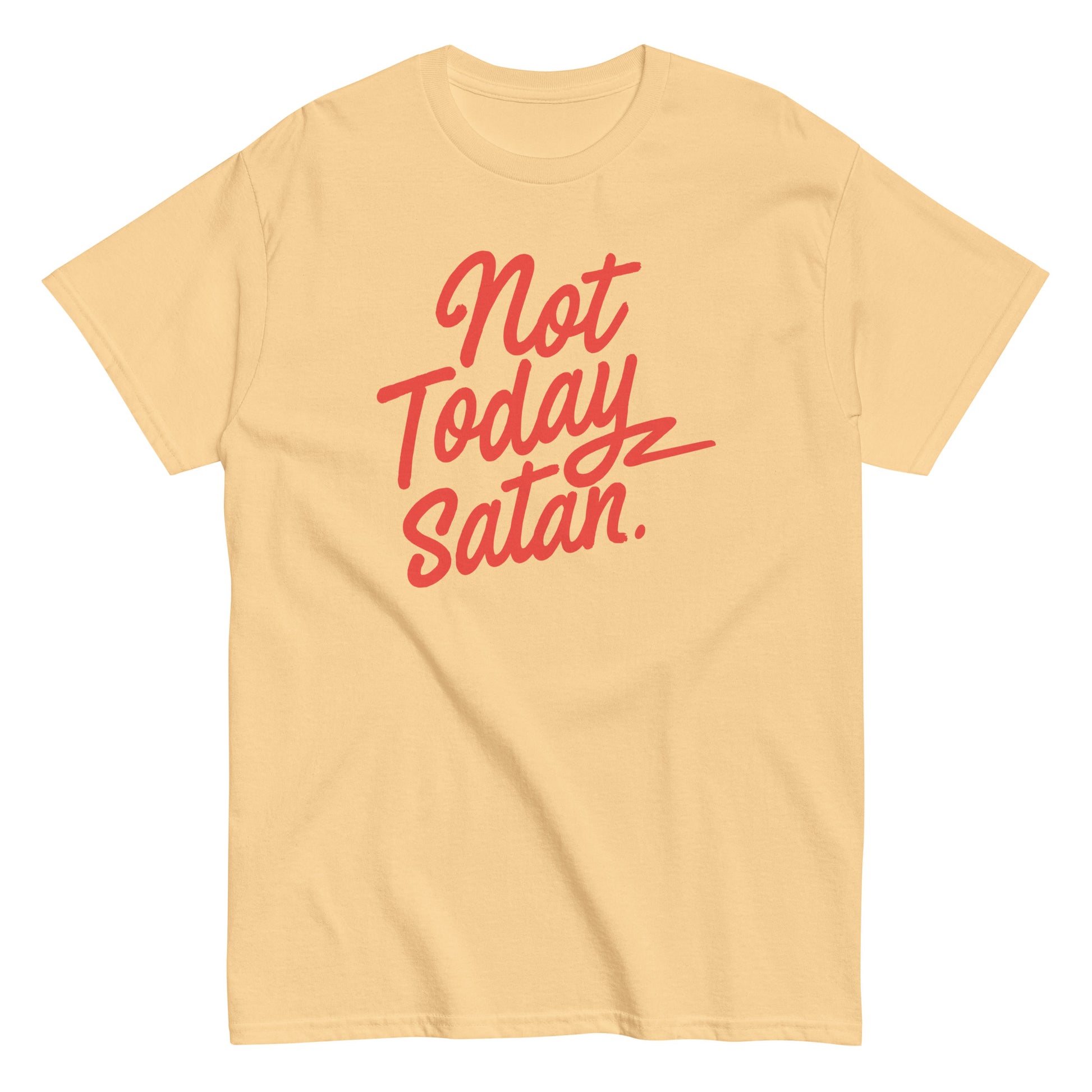 Not Today Satan Men's Classic Tee –