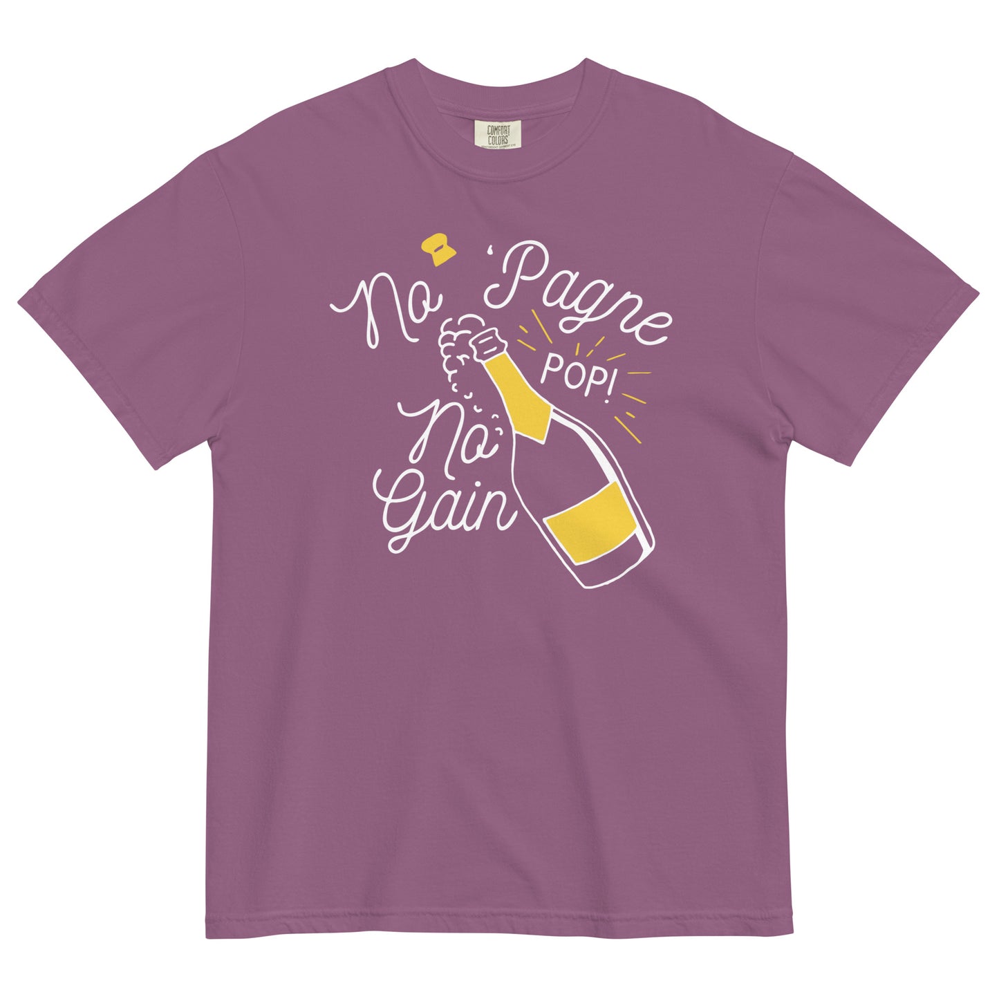 No 'Pagne No Gain Men's Relaxed Fit Tee