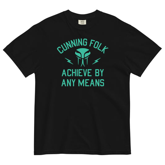 Cunning Folk Achieve By Any Means Men's Relaxed Fit Tee