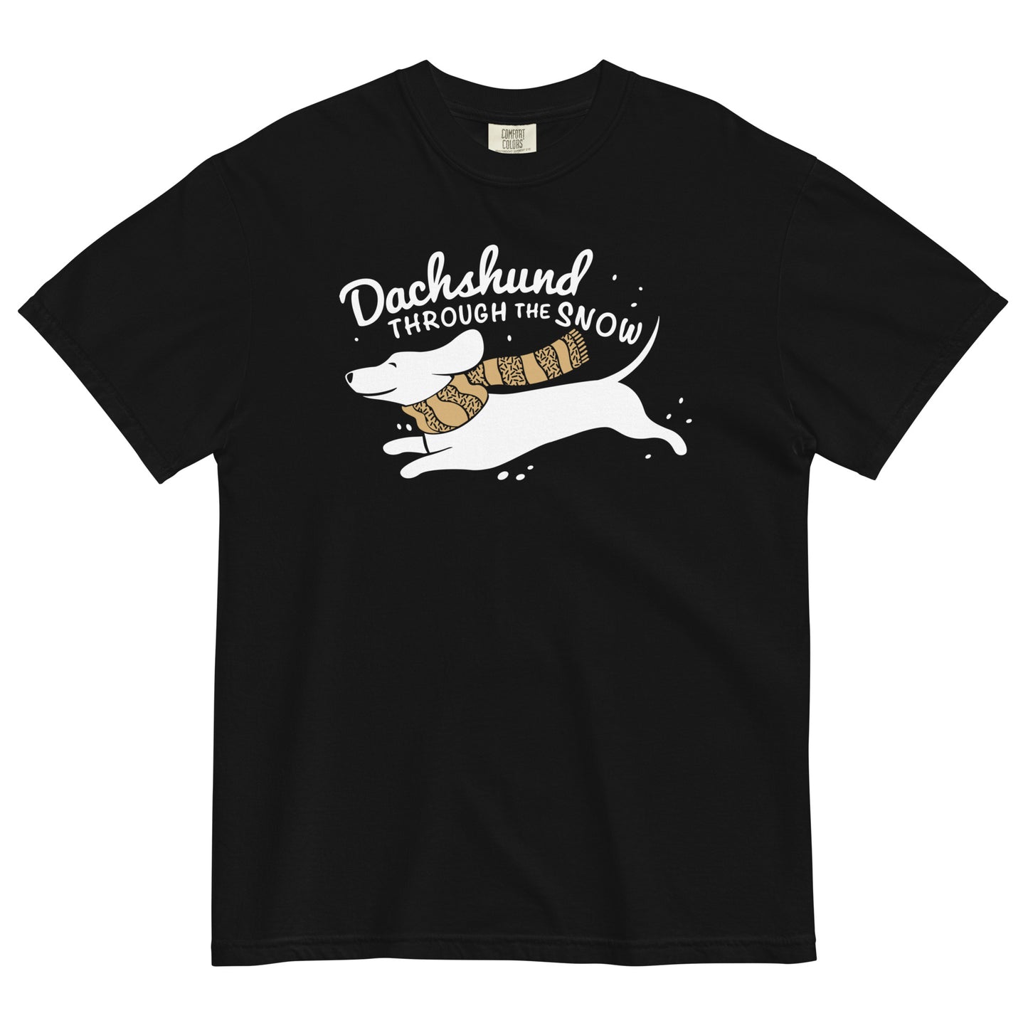 Dachshund Through The Snow Men's Relaxed Fit Tee