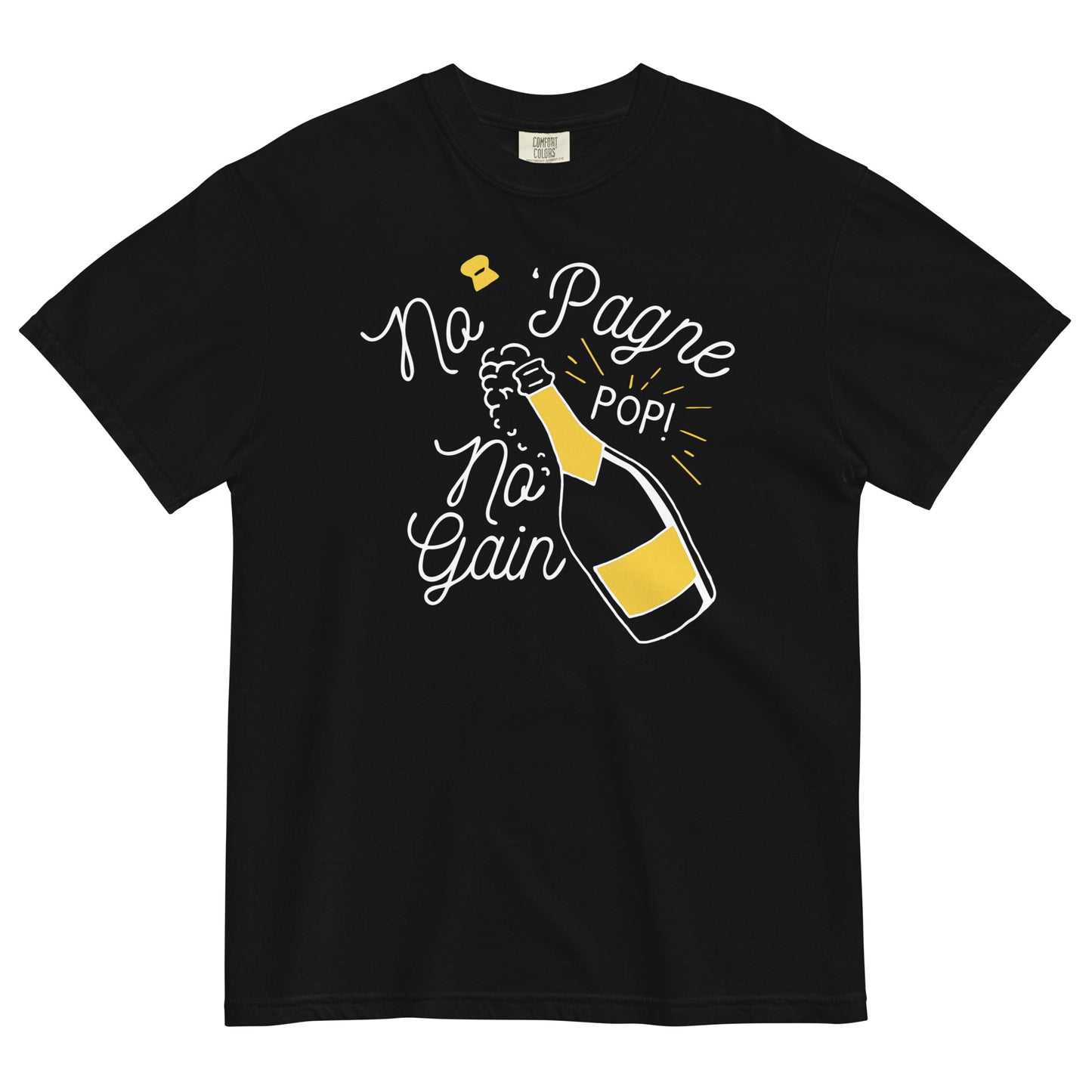 No 'Pagne No Gain Men's Relaxed Fit Tee