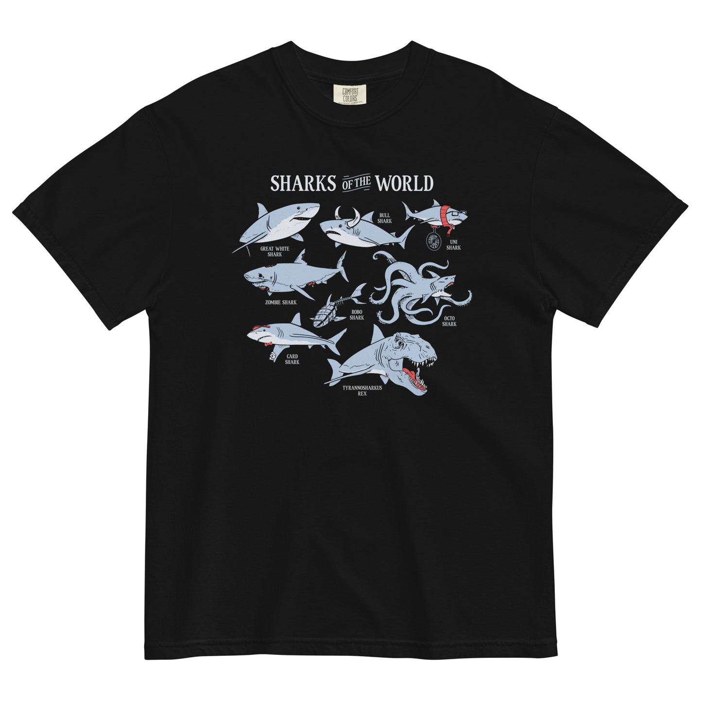 Sharks Of The World Men's Relaxed Fit Tee