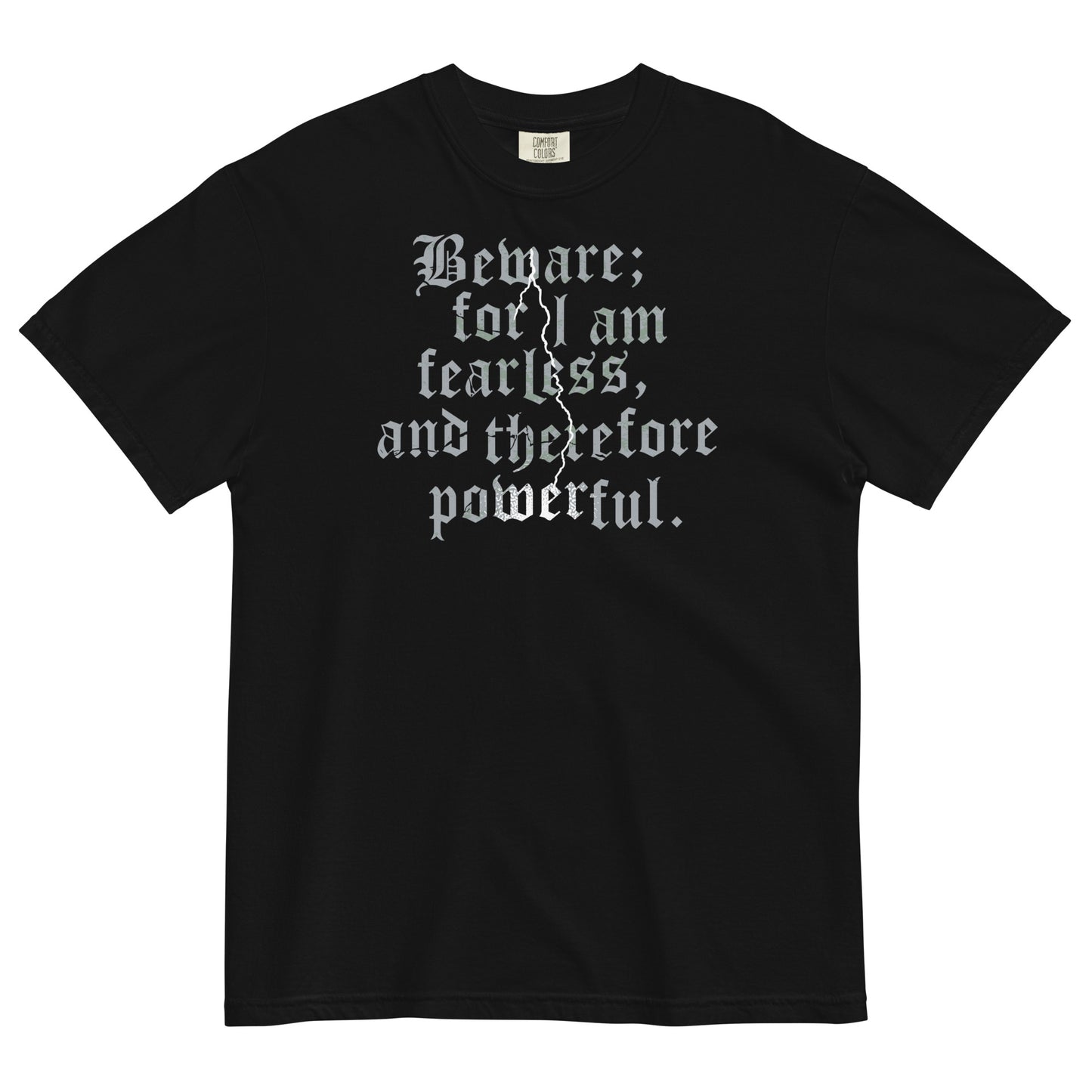 Beware; For I Am Fearless, And Therefore Powerful Men's Relaxed Fit Tee