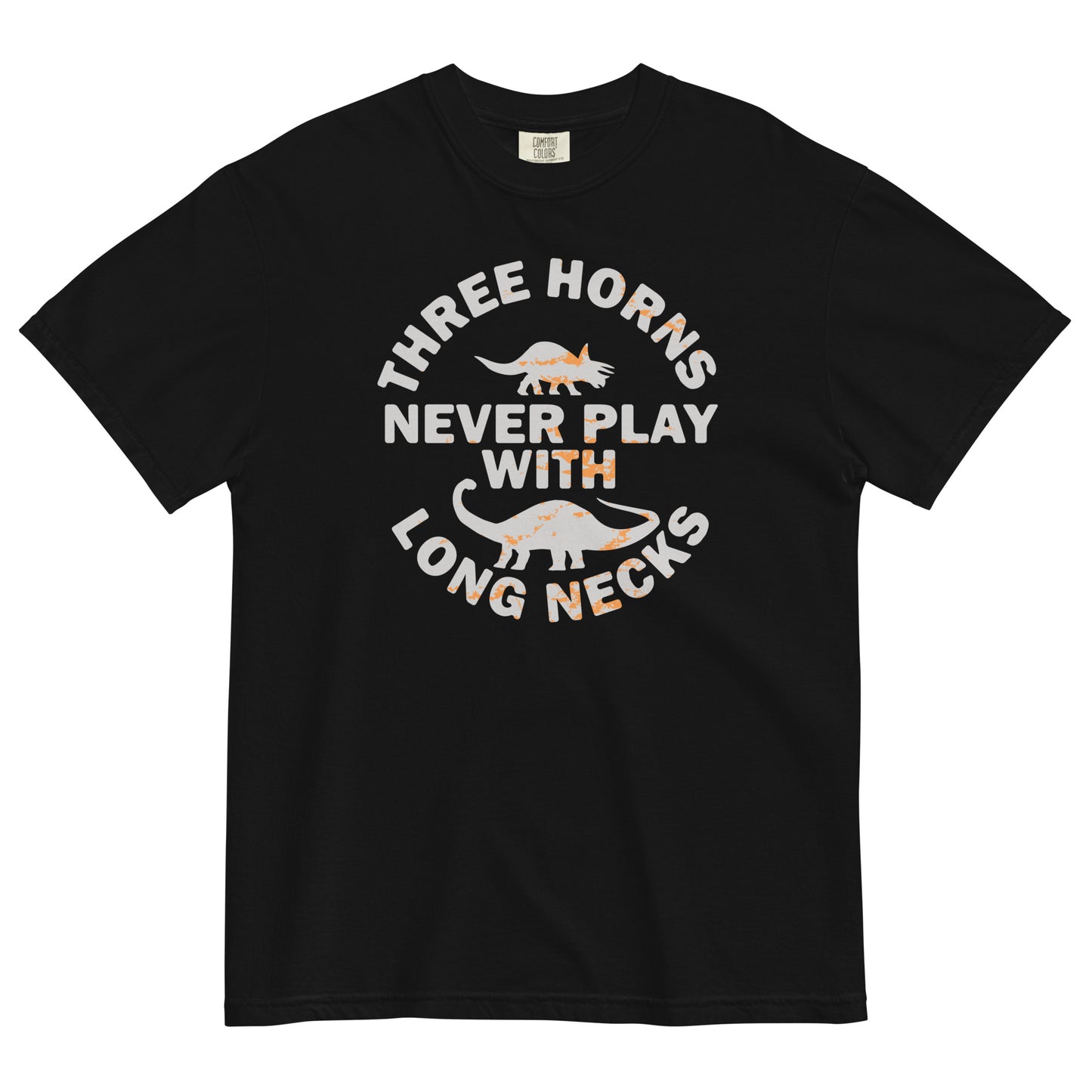 Three Horns Never Play With Long Necks Men's Relaxed Fit Tee