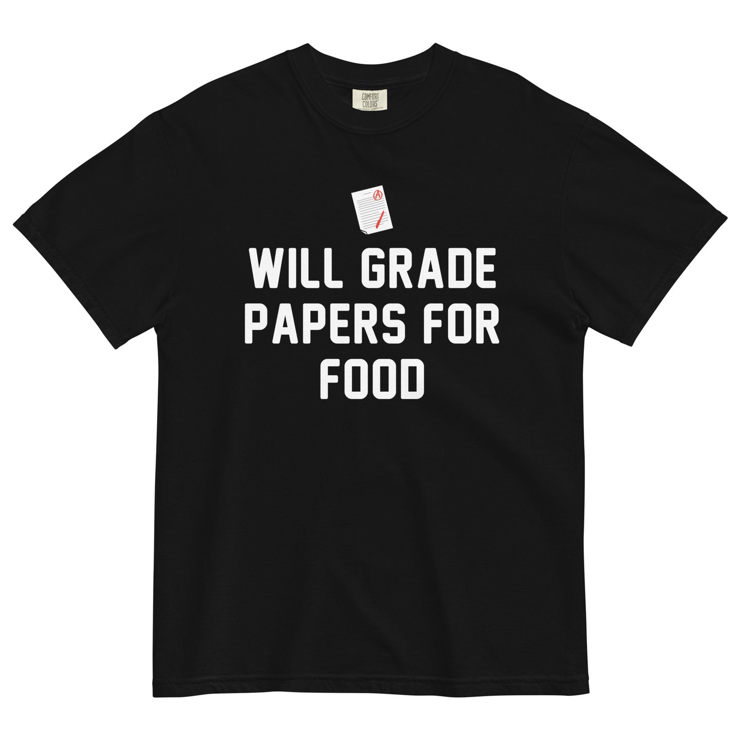 Will Grade Papers For Food Men's Relaxed Fit Tee