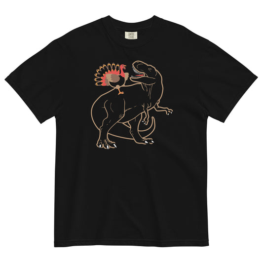 Turkey Riding T-Rex Men's Relaxed Fit Tee