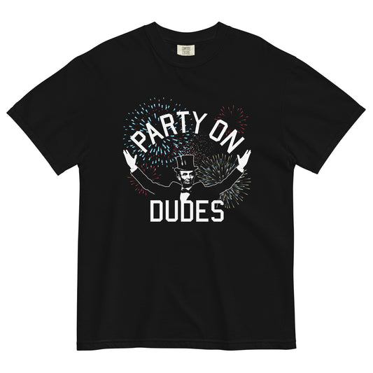Party On Dudes Men's Relaxed Fit Tee