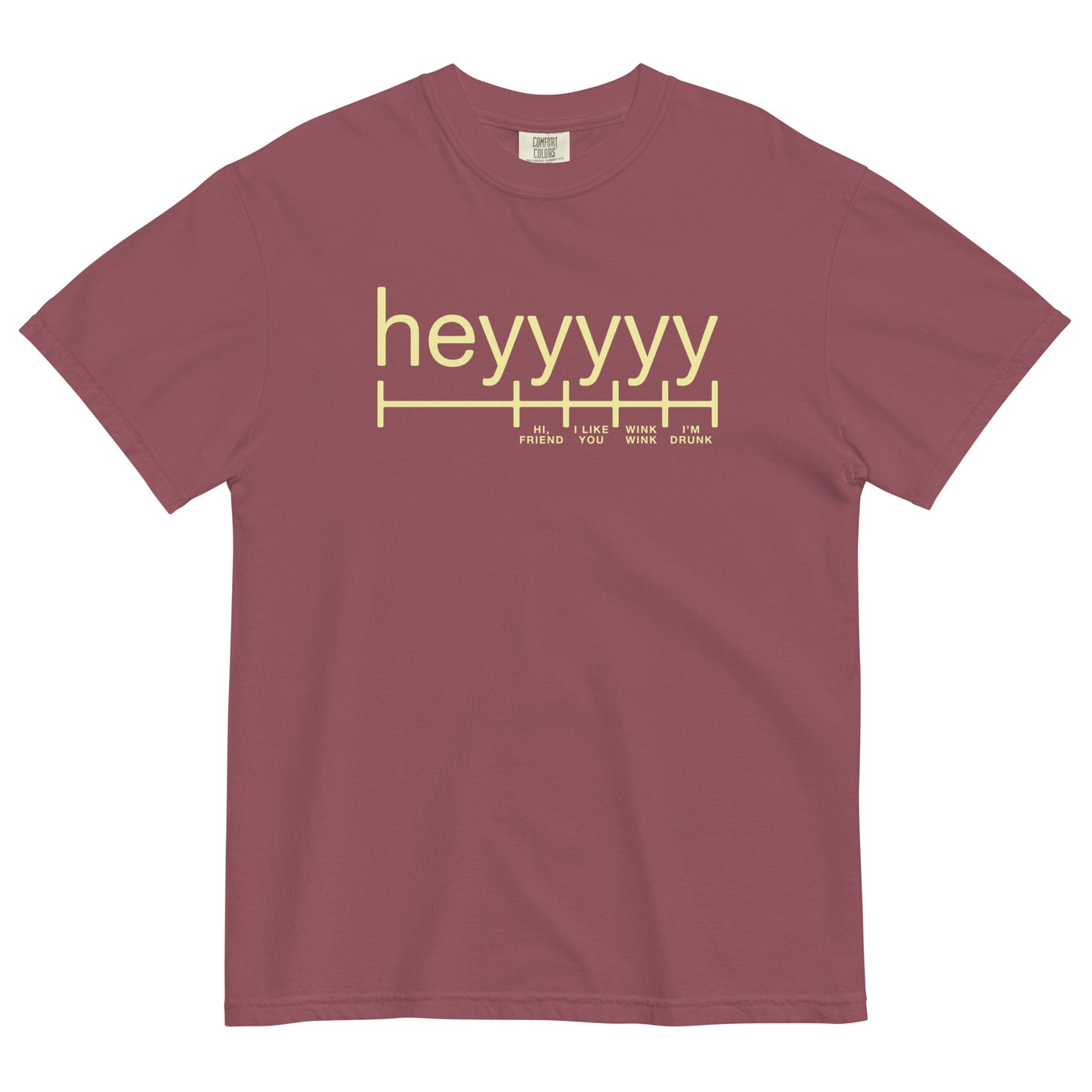 Heyyyyy Men's Relaxed Fit Tee