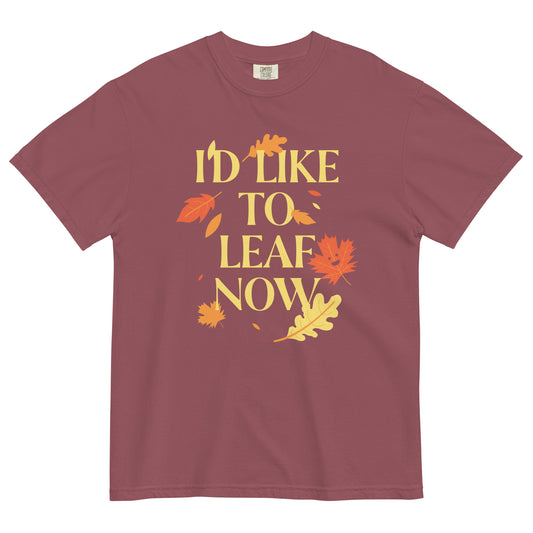 I'd Like To Leaf Now Men's Relaxed Fit Tee