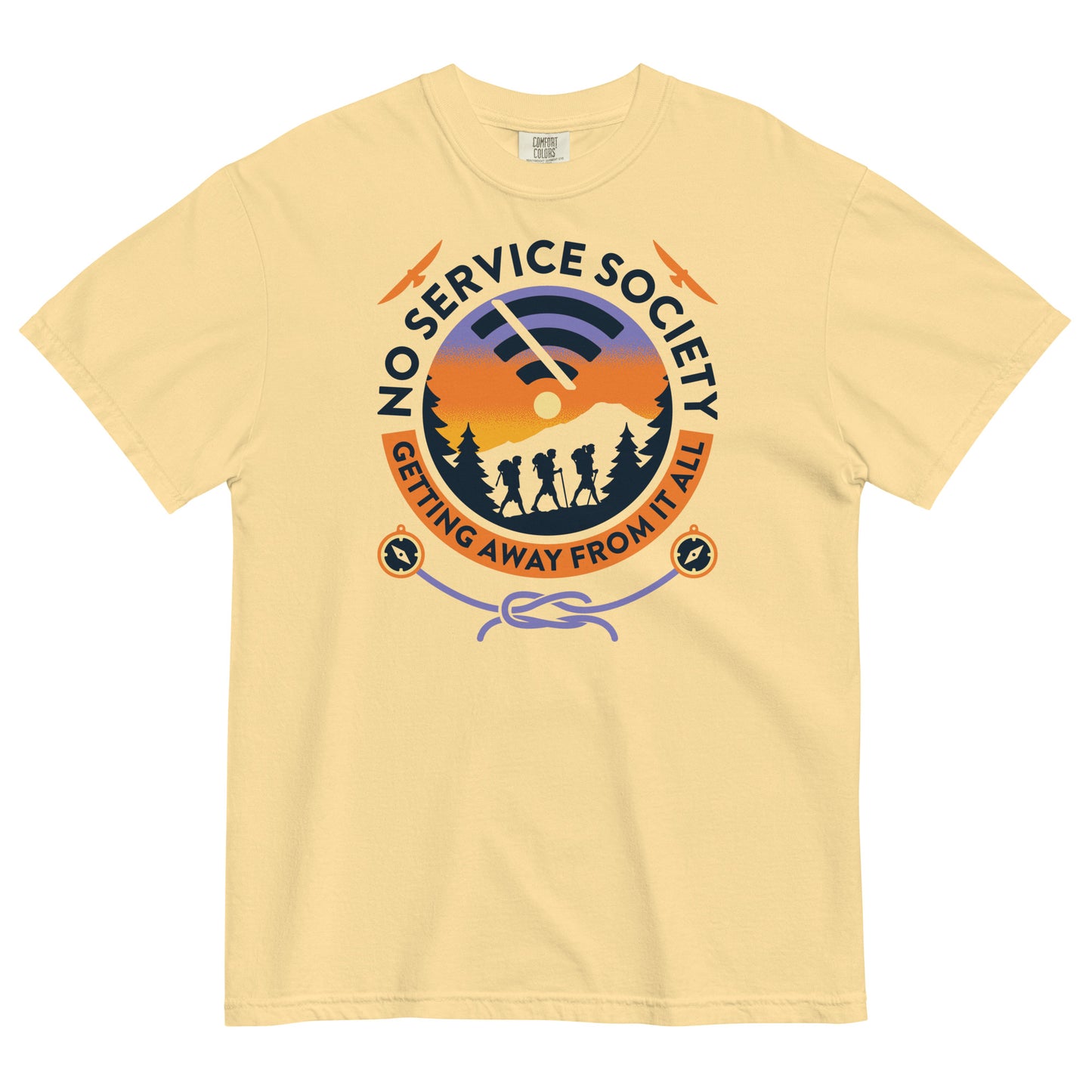 No Service Society Men's Relaxed Fit Tee