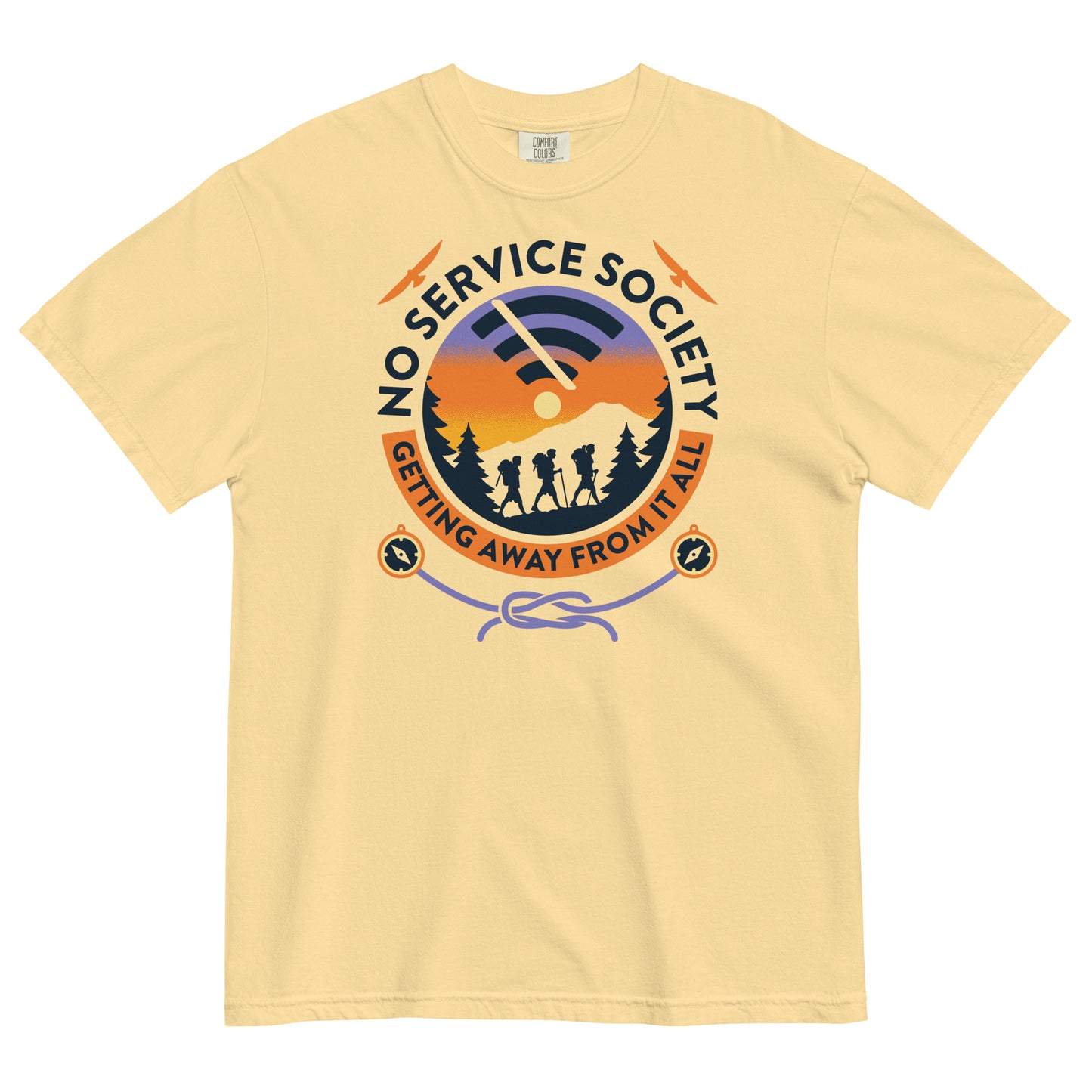 No Service Society Men's Relaxed Fit Tee