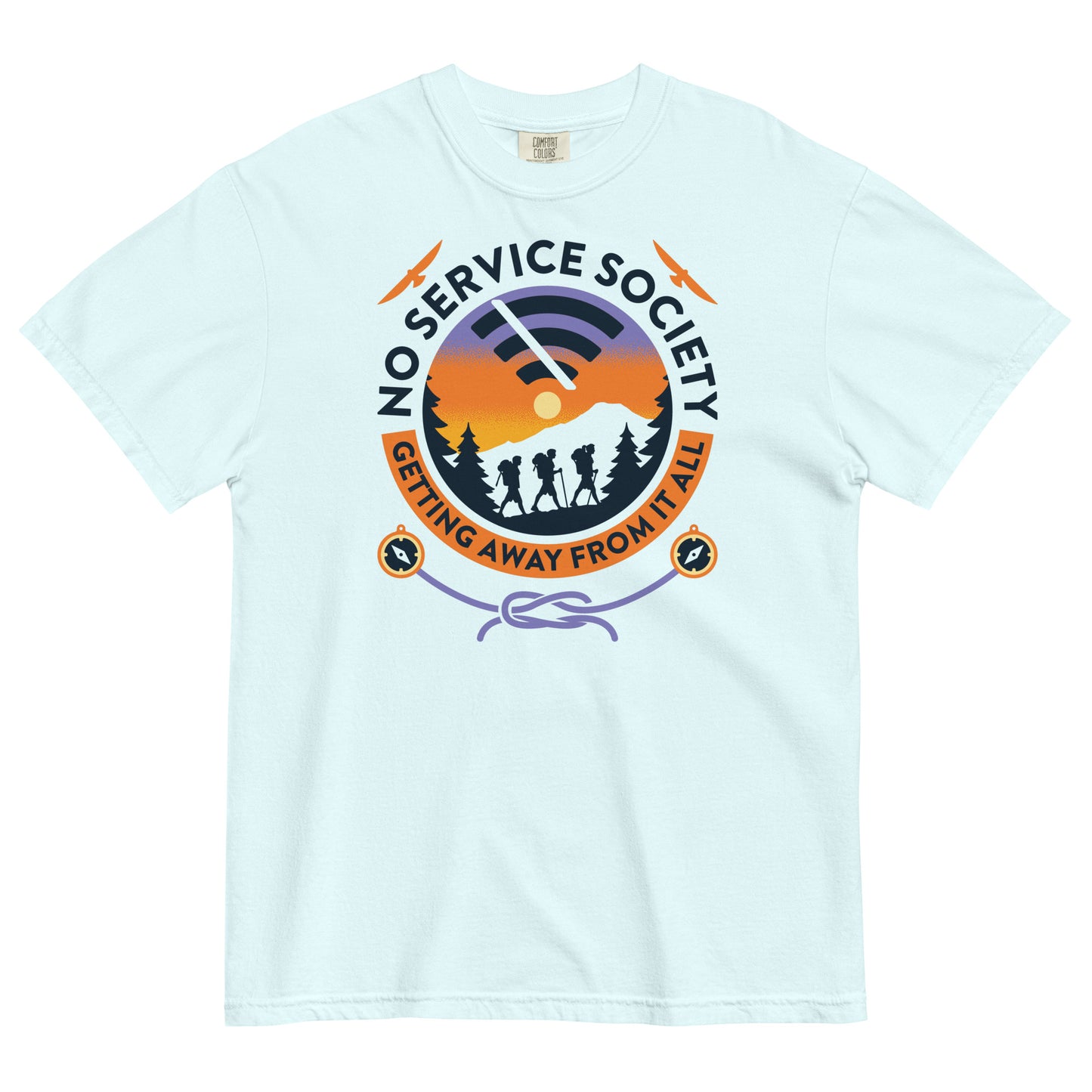 No Service Society Men's Relaxed Fit Tee