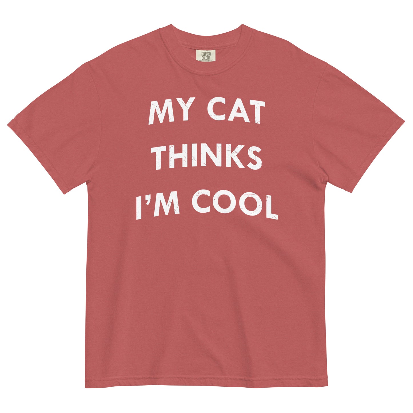 My Cat Thinks I'm Cool Men's Relaxed Fit Tee