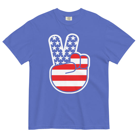 USA Peace Men's Relaxed Fit Tee