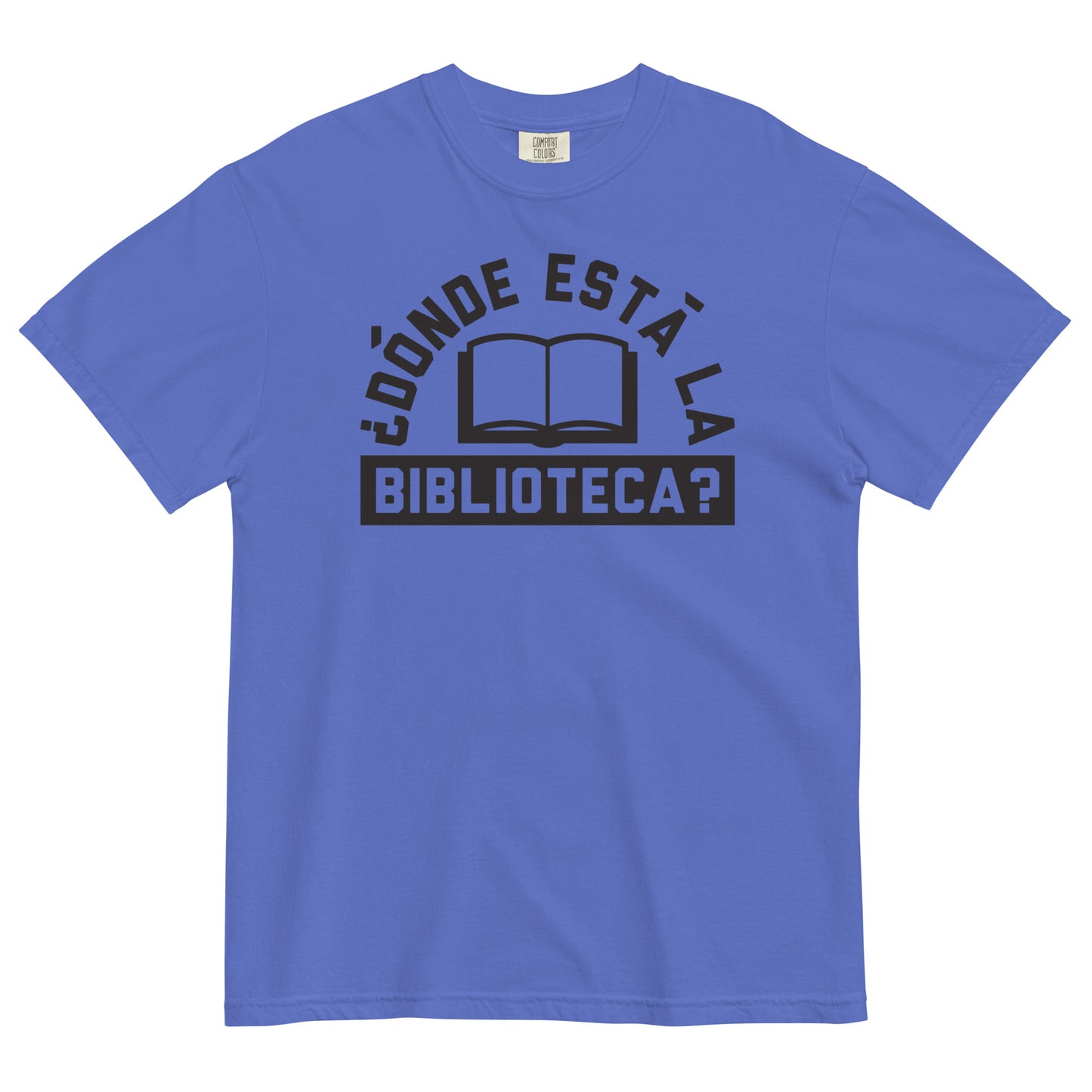 Donde Esta La Biblioteca? Men's Relaxed Fit Tee