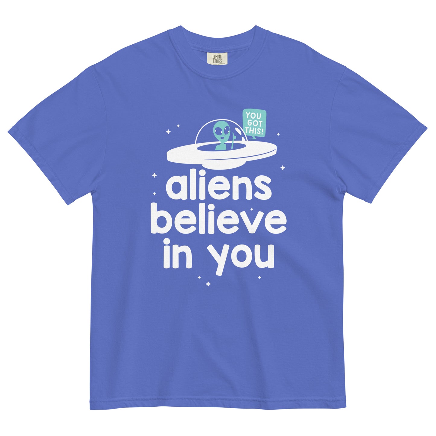 Aliens Believe In You Men's Relaxed Fit Tee