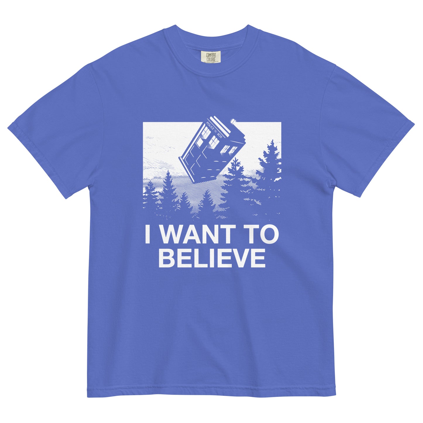 I Want To Believe Tardis Men's Relaxed Fit Tee