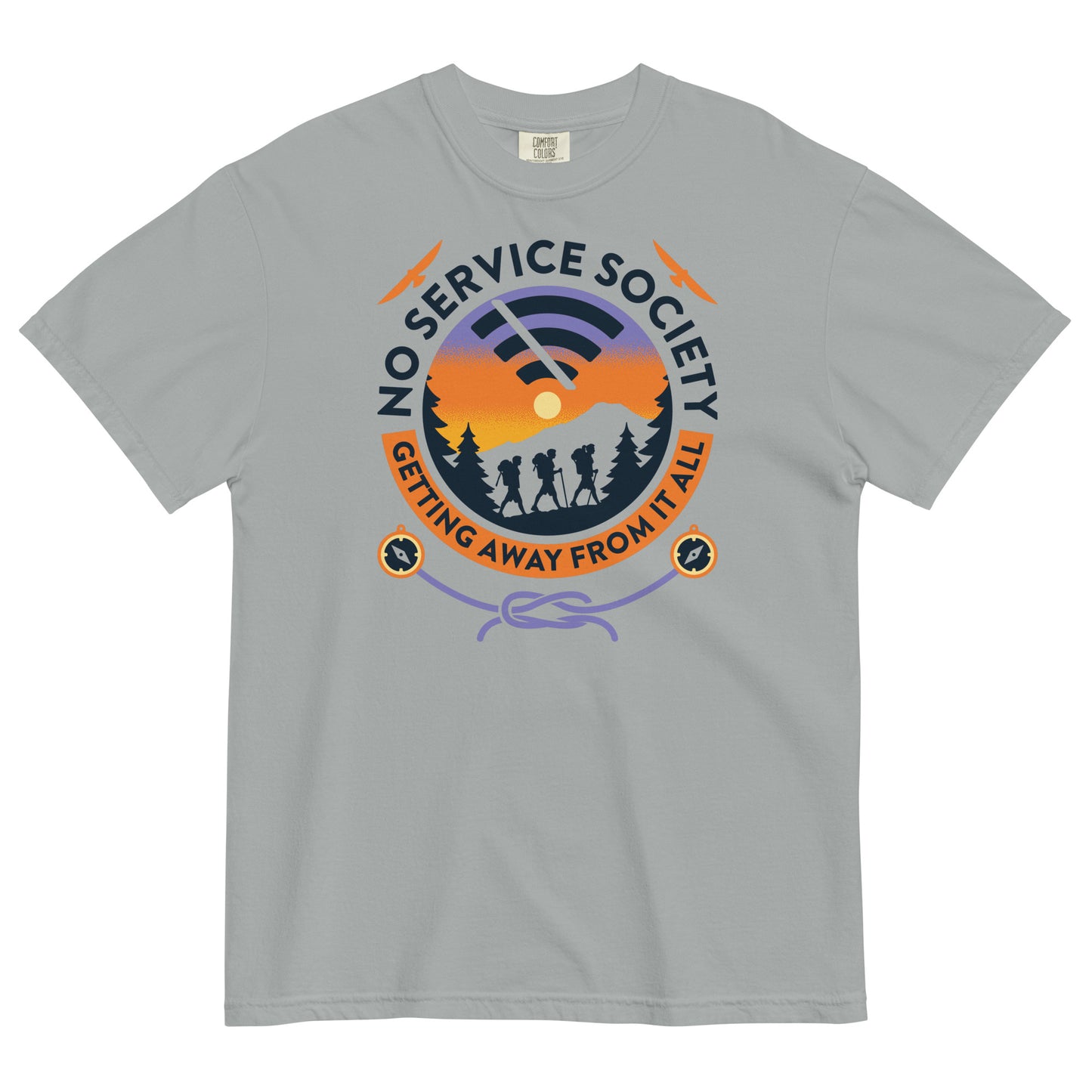 No Service Society Men's Relaxed Fit Tee