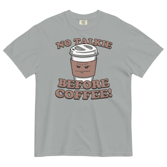 No Talkie Before Coffee! Men's Relaxed Fit Tee