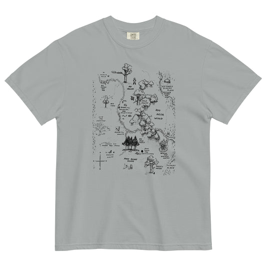 100 Acre Map Men's Relaxed Fit Tee