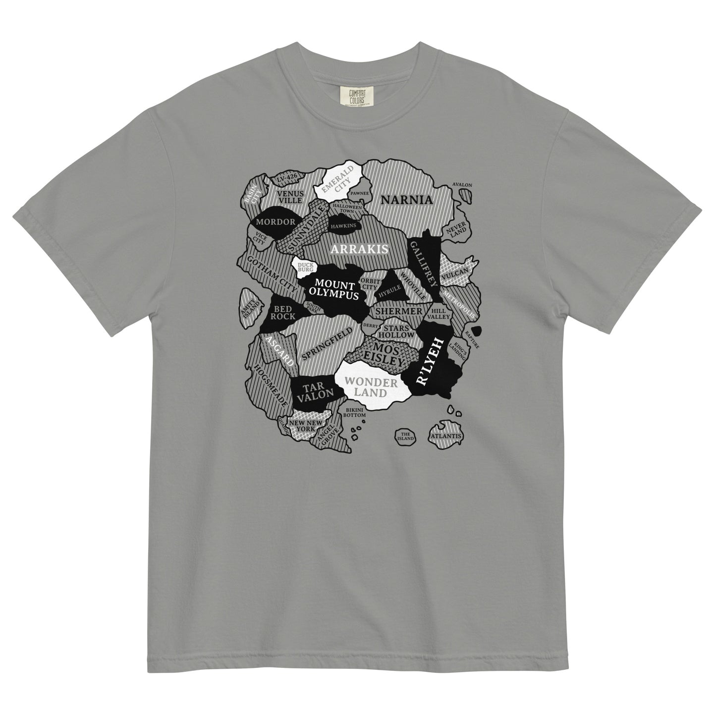 World Map Men's Relaxed Fit Tee