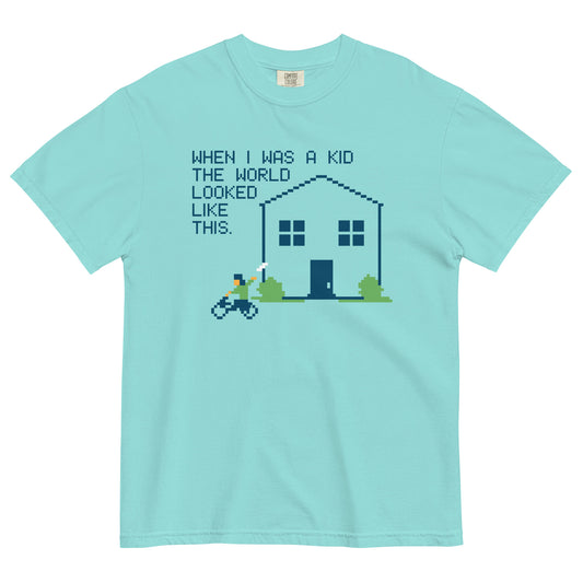 When I Was A Kid The World Men's Relaxed Fit Tee